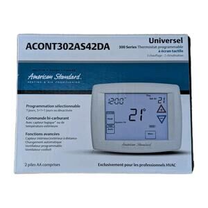 American Standard ACONT302AS42DA 300 Series Programmable Pro Thermostat
